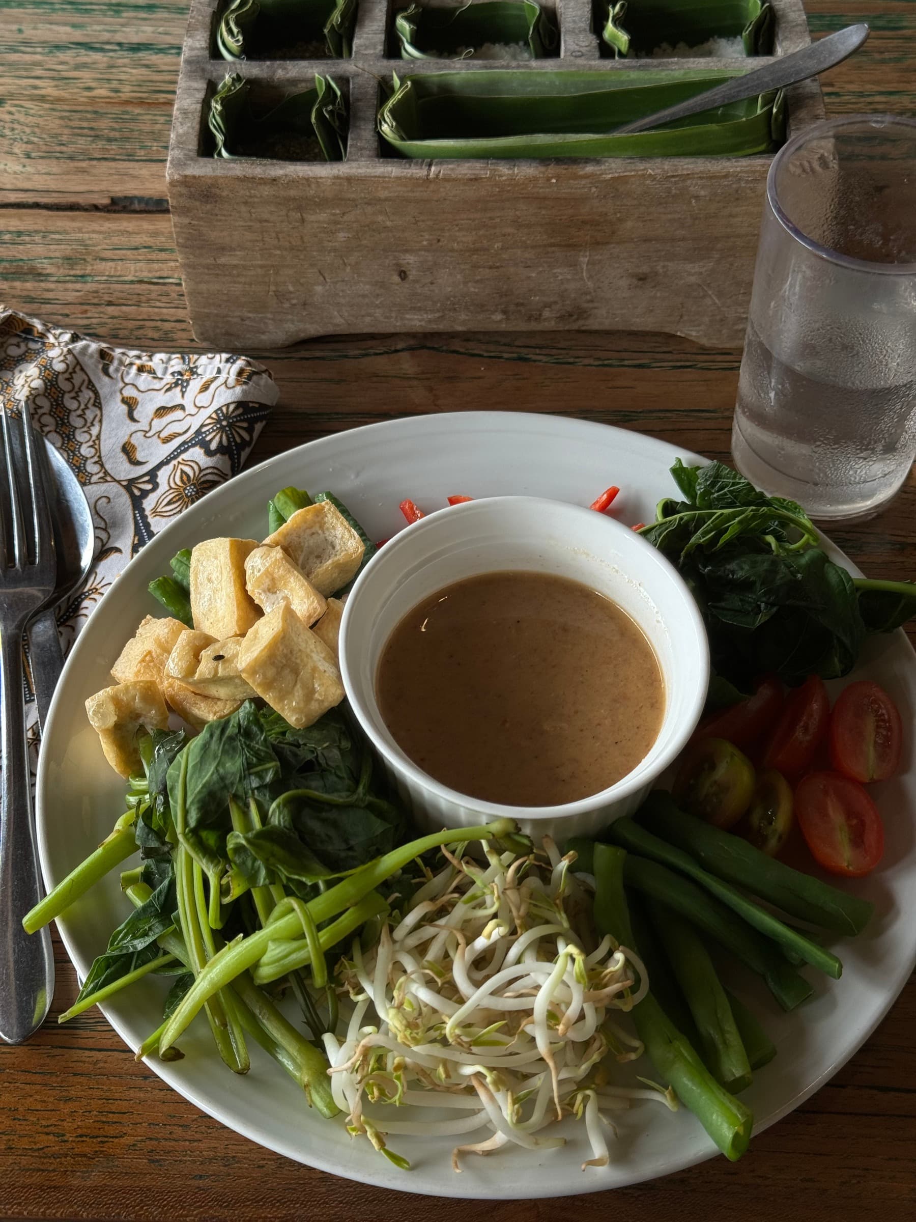 Balinese vegetarian food — gado gado